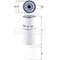 alyvos filtras
                                MAHLE                                                OC121, MAHLE, OC121, auto