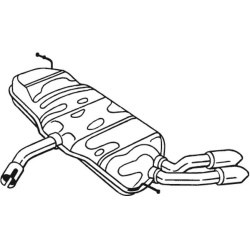 galinis duslintuvas
                                BOSAL                                                105-035, Nenurodytas