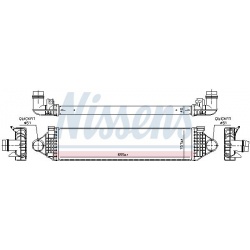 tarpinis suslėgto oro aušintuvas, kompresorius ** FIRST FIT **
                                NISSENS                     