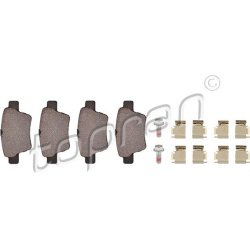 stabdžių trinkelių rinkinys, diskinis stabdys
                                TOPRAN                                      