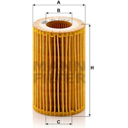 alyvos filtras
MANN-FILTER HU7156X, MANN-FILTE