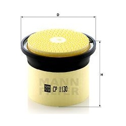 oro filtras
MANN-FILTER CP1130, MANN-FILTER, C