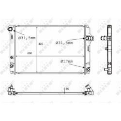 Aušinimo radiatorius
                                NRF                                                58382, NRF, 58382, a