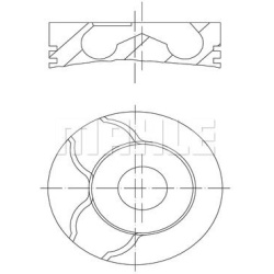 stūmoklis
                                MAHLE                                                021 58 02, MAHLE, 0215802, au