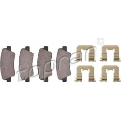 stabdžių trinkelių rinkinys, diskinis stabdys
                                TOPRAN                                      