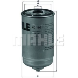 Kuro filtras
                                MAHLE                                                KC102, MAHLE, KC102, auto d
