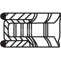 stūmoklio žiedų komplektas
                                MAHLE                                01184N0, MAHLE, 01184N0, a