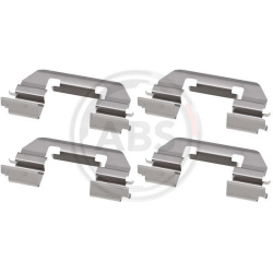 priedų komplektas, diskinių stabdžių trinkelės
                                A.B.S.                                   