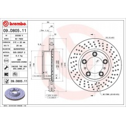 stabdžių diskas (1vnt) PRIME LINE - UV Coated
                                BREMBO                                       
