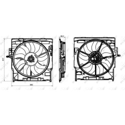 ventiliatorius, radiatoriaus
                                NRF                                                47845, NRF, 4