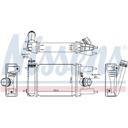 tarpinis suslėgto oro aušintuvas, kompresorius
                                NISSENS                                     