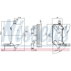 Aušintuvas tepalo
                                NISSENS                                                91109, NISSENS, 911