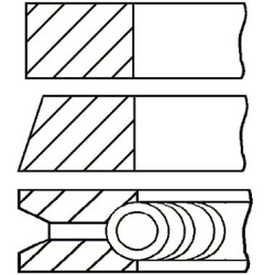 stūmoklio žiedų komplektas
                                GOETZE ENGINE                                                08