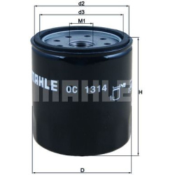 alyvos filtras
                                MAHLE                                                OC1314, MAHLE, OC1314, au