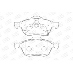 stabdžių trinkelių rinkinys, diskinis stabdys
                                CHAMPION                                5724