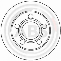 stabdžių diskas (1vnt)
                                A.B.S.                                                16249, Nenurod