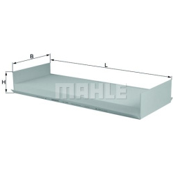 filtras, salono oras
                                MAHLE                                                LA154, MAHLE, LA154