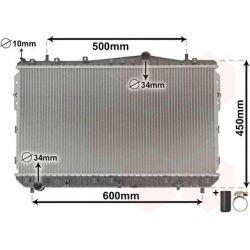 Aušinimo radiatorius
VAN WEZEL 81002073, VAN