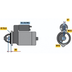 Starteris
BOSCH 0001109262, BOSCH, 0001109262,