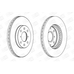 stabdžių diskas (1vnt)
                                CHAMPION                                                562456CH, CH