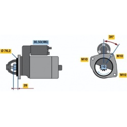 starteris
                                BOSCH                                                0986021580, BOSCH, 0986021580,