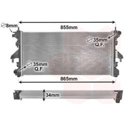 Aušinimo radiatorius
                                VAN WEZEL                                                40002308, VAN 