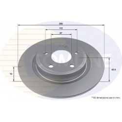 stabdžių diskas (1vnt)
                                COMLINE                                                ADC4036, COML