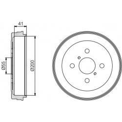 stabdžių būgnas
BOSCH 0986477199, BOSCH, 0986477199, auto d