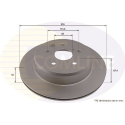 stabdžių diskas (1vnt)
                                COMLINE                                                ADC2938V, COM