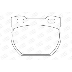 stabdžių trinkelių rinkinys, diskinis stabdys
                                CHAMPION                                5724