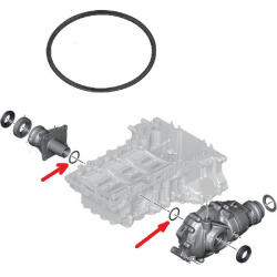 Riebokšlis pusašio, reduktoriaus
                                BMW                                                3151121