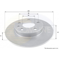 stabdžių diskas (1vnt)
                                COMLINE                                                ADC1813, COML