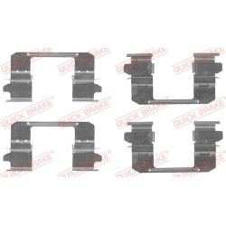 priedų komplektas, diskinių stabdžių trinkelės
                                QUICK BRAKE                              