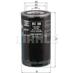 Kuro filtras
                                MAHLE                                                KC28, MAHLE, KC28, auto det