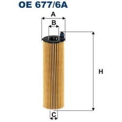 alyvos filtras
                                FILTRON                                                OE677/6A, Nenurodytas g