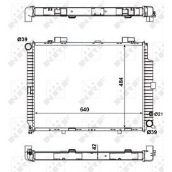 Aušinimo radiatorius
                                NRF                                                56139, NRF, 56139, a