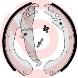 stabdžių trinkelių komplektas ESSENTIAL LINE
                                BREMBO                                       