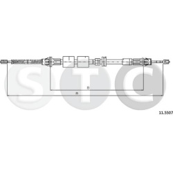 Trosas, stovėjimo stabdys
                                STC                                                T481800, STC, T