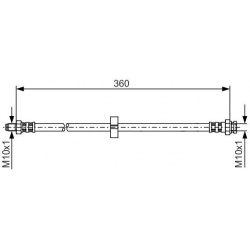 stabdžių žarnelė
                                BOSCH                                1987481002, BOSCH, 1987481002, auto